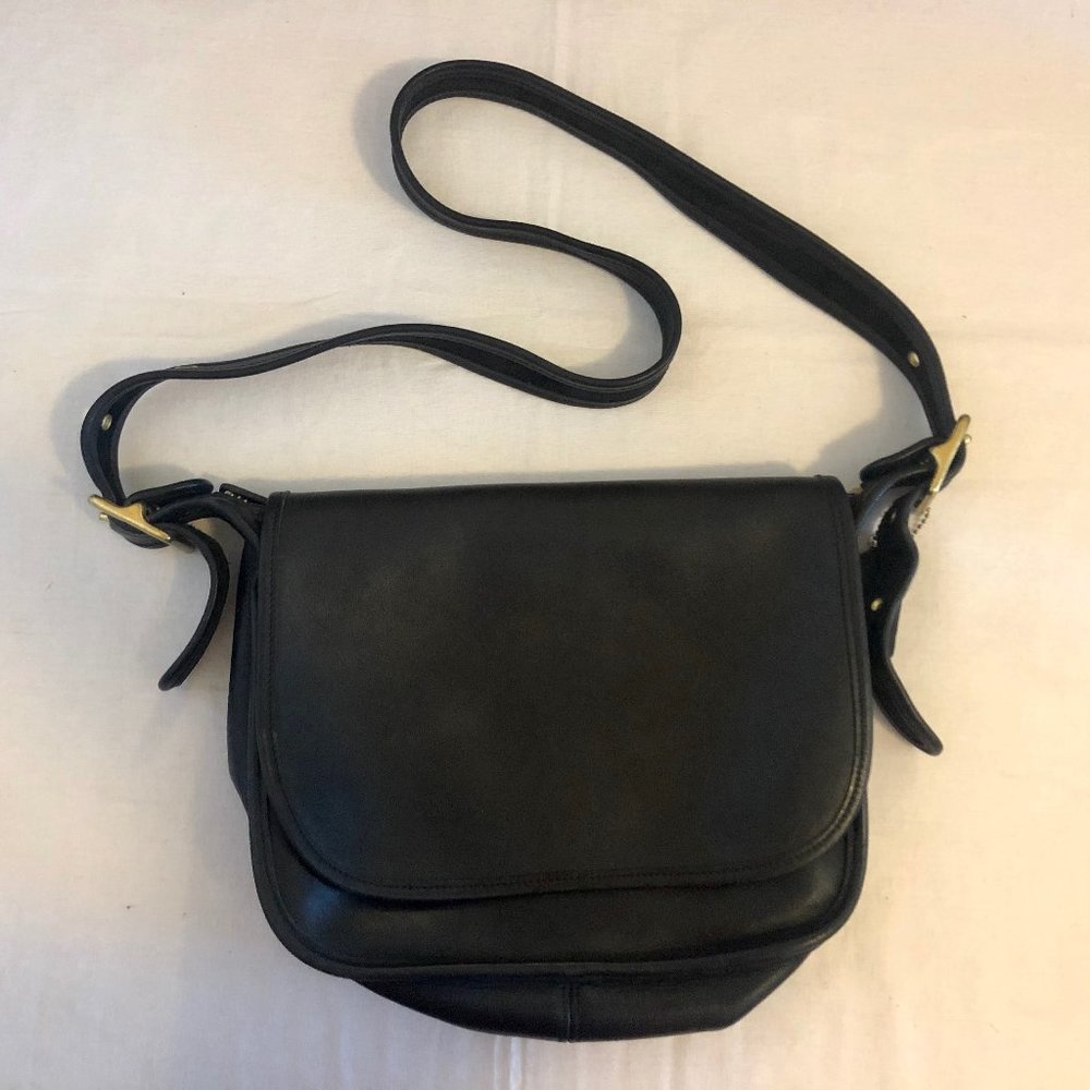 Vintage Coach Saddle Bag